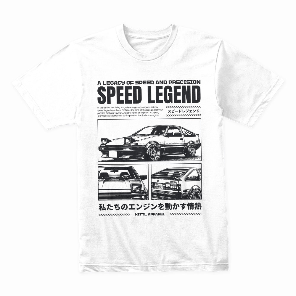 SPEED LEGEND T-Shirt – Subtle JDM Stealth Racing Design