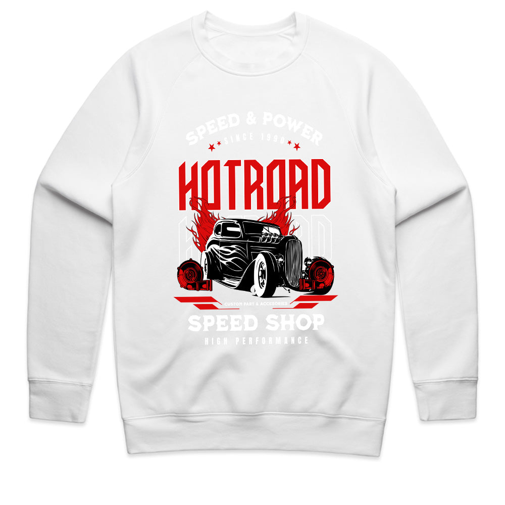 Hot Rod Speed Shop" T-Shirt – Vintage Muscle & High-Performance Style