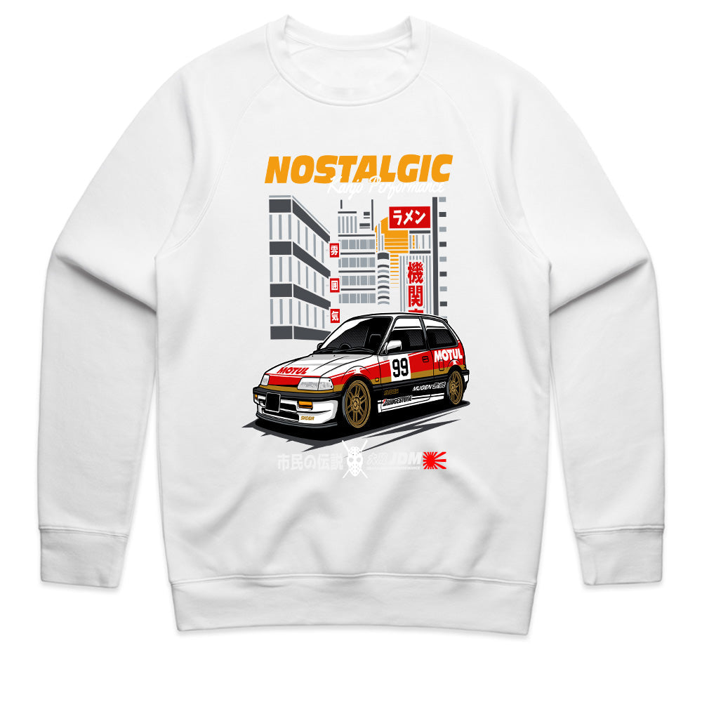Retro JDM Honda Civic Hatchback Racing T-Shirt – Nostalgic Kanjo Performance Tee