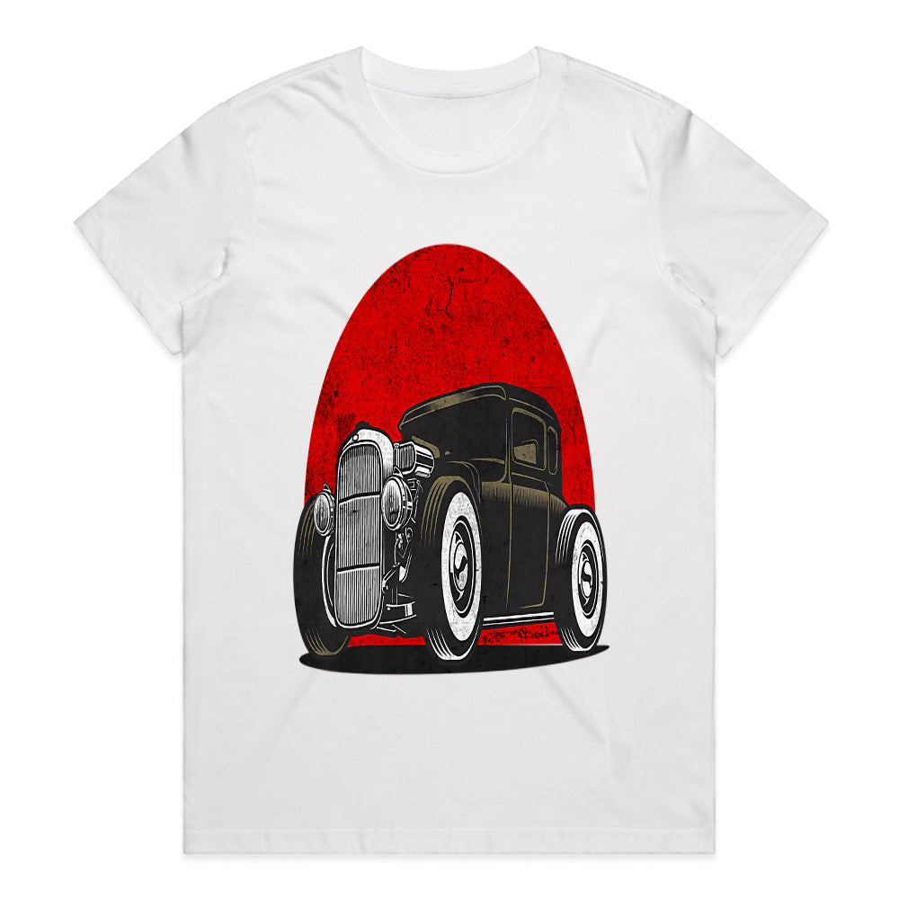 Retro Vintage Hot Rod Rat Rod T-Shirt – Classic Custom Car Enthusiast Tee