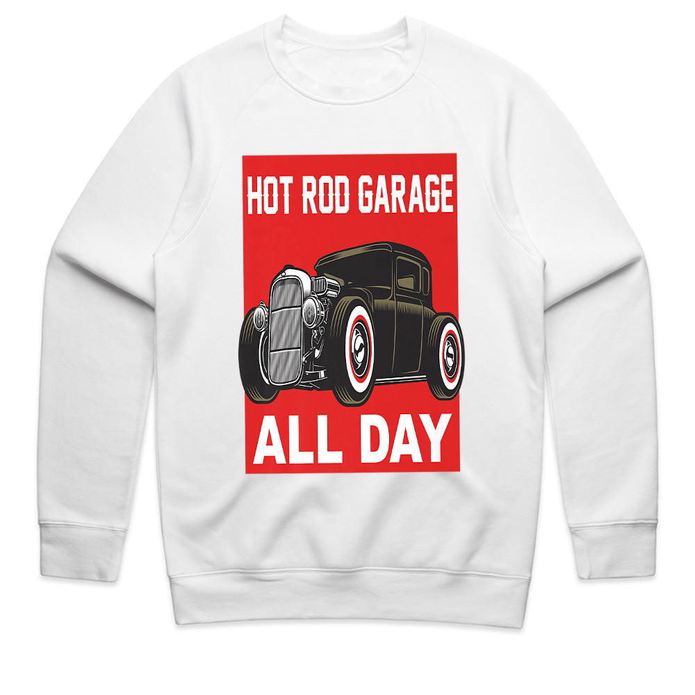 Hot Rod Garage All Day – Vintage Rat Rod Car Enthusiast T-Shirt