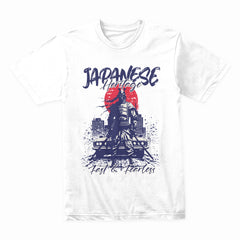 Japanese Heritage T-Shirt – Fast & Fearless Samurai JDM Edition