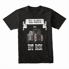 Real Grandpas Drive Hot Rods – Vintage Classic Car Enthusiast T-Shirt