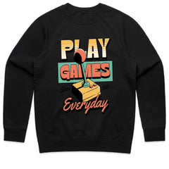 "Play Games Everyday" Retro Arcade Joystick T-Shirt