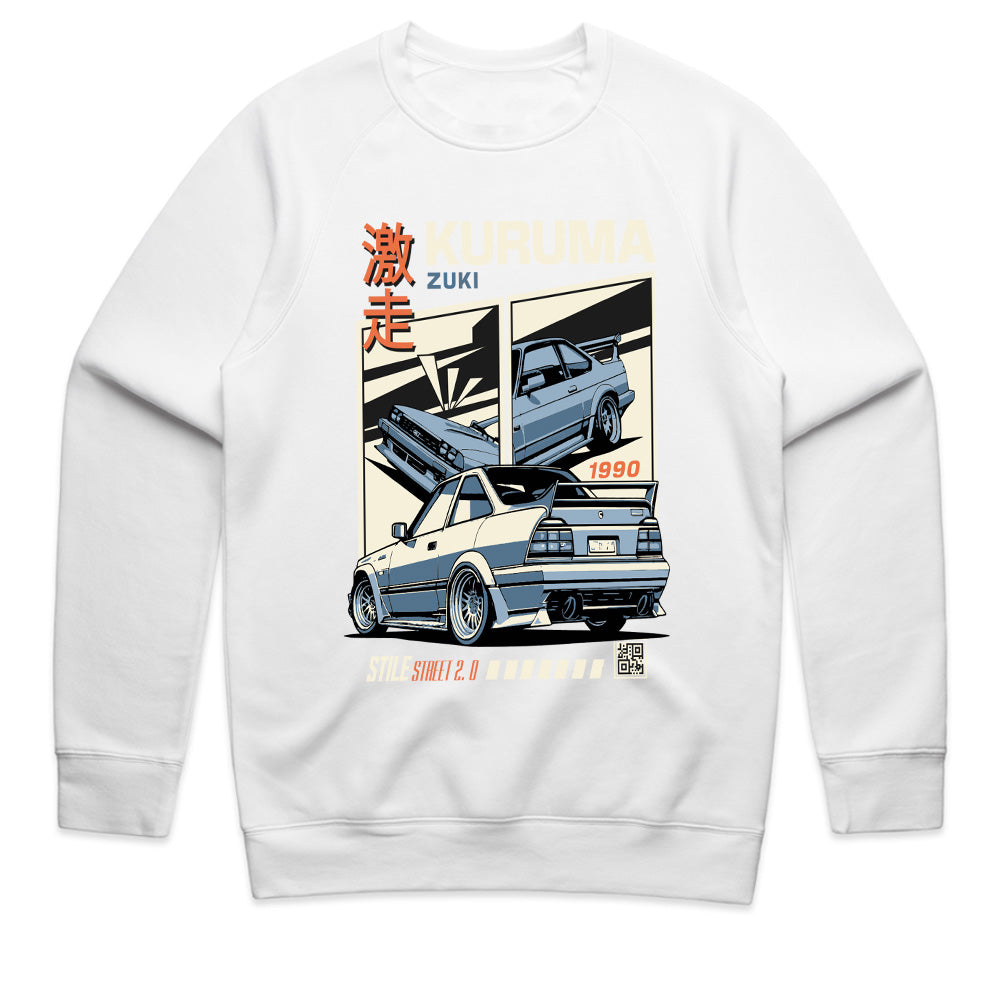 Kuruma Zuki 1990 JDM Retro T-Shirt – Classic Street Racing Style