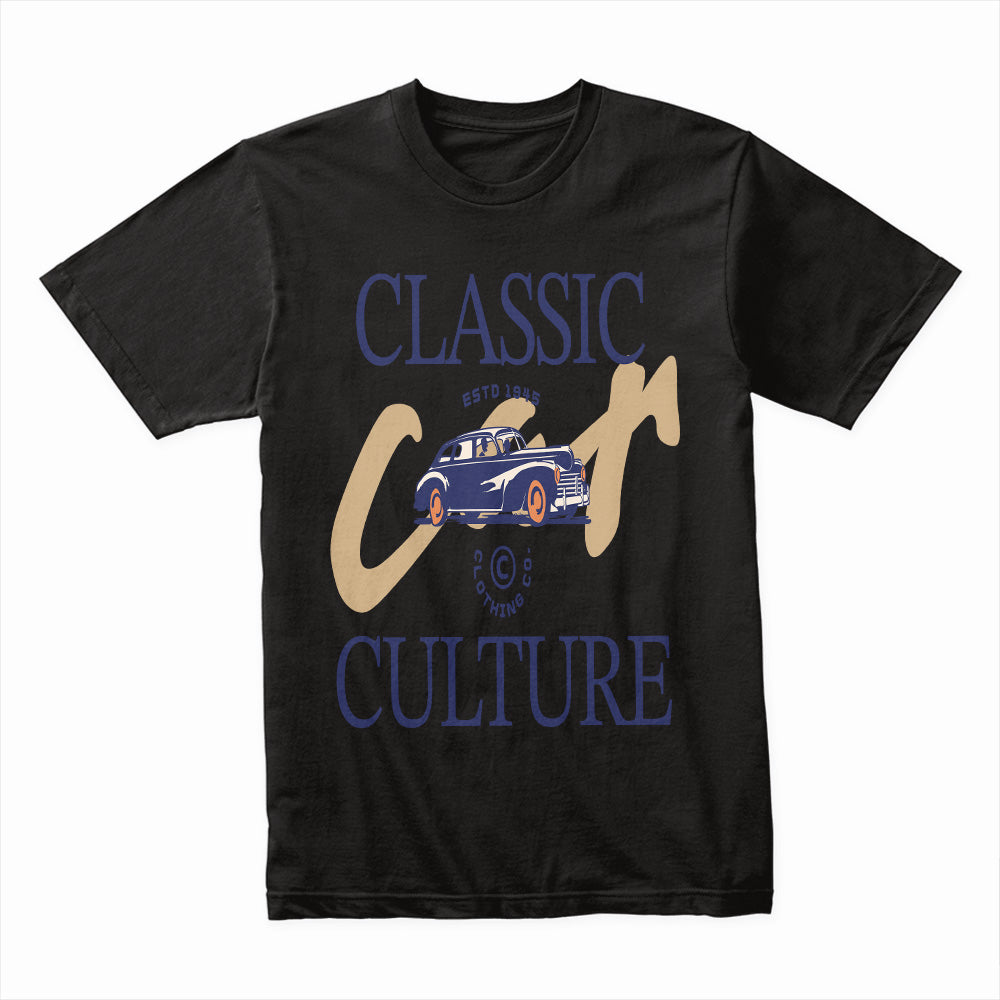Classic Car Culture – Timeless Automotive Heritage Tee
