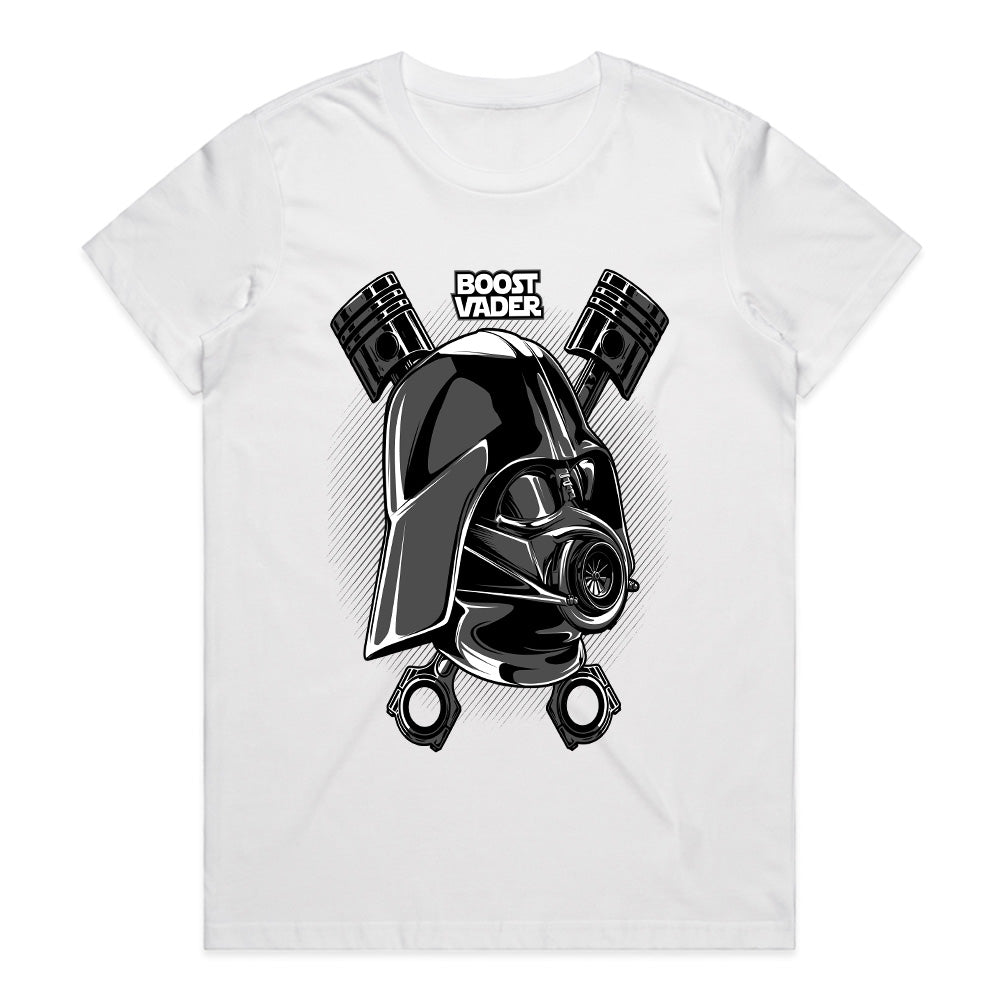 Boost Vader Turbo Piston T-Shirt – The Dark Side of Horsepower!