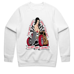 Hot Rod Builder Pin-Up T-Shirt – Rockabilly Car Enthusiast Vintage Tee