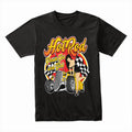 Hot Rod Pin-Up T-Shirt – Grease, Gas & Girls Vintage Rockabilly Car Tee