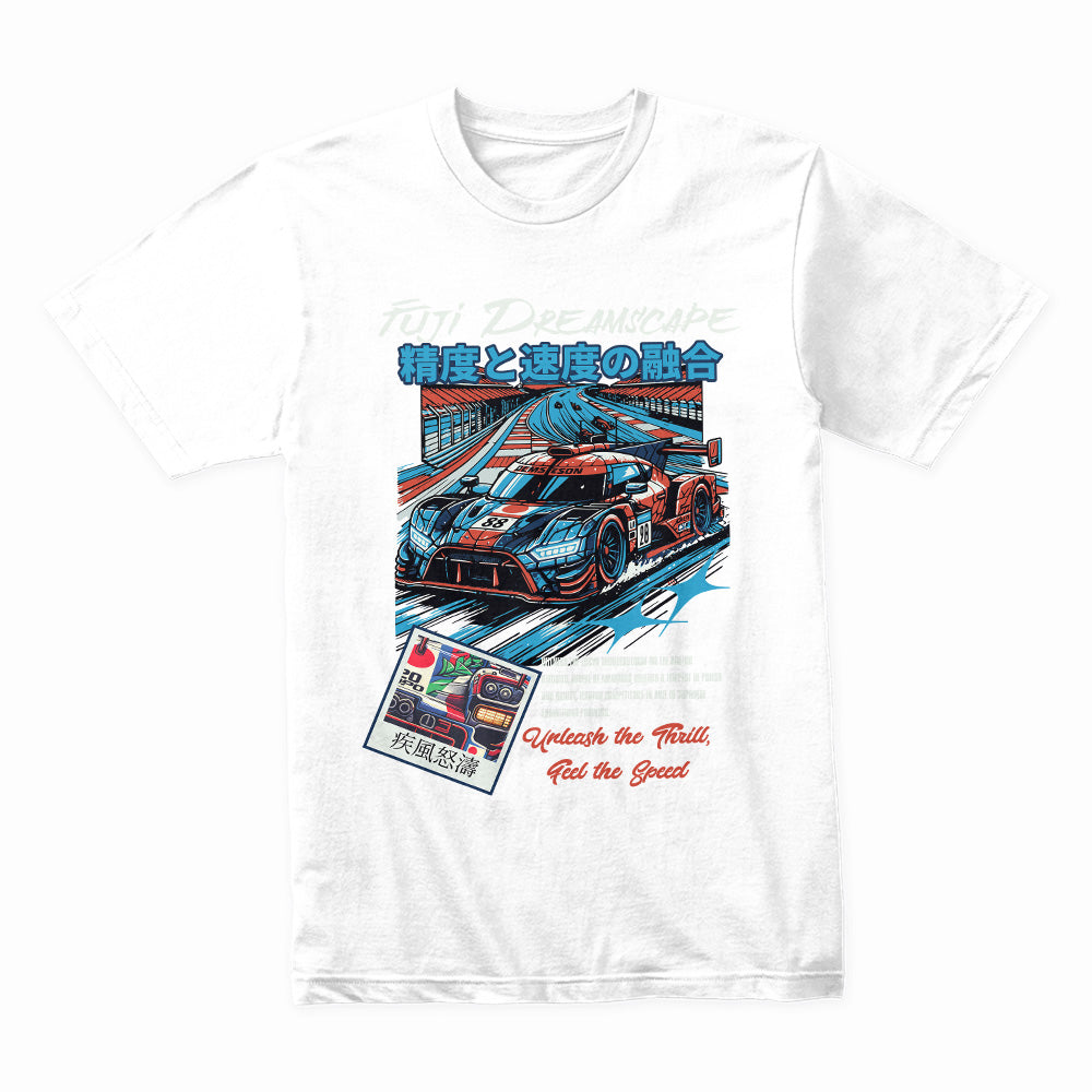 Fuji Dreamscape Racing T-Shirt – Precision & Speed Fusion | JDM GT Streetwear