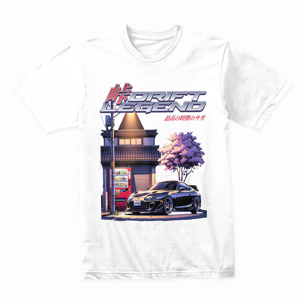 Drift Legend – Night Street JDM T-Shirt | Retro Japan Streetwear