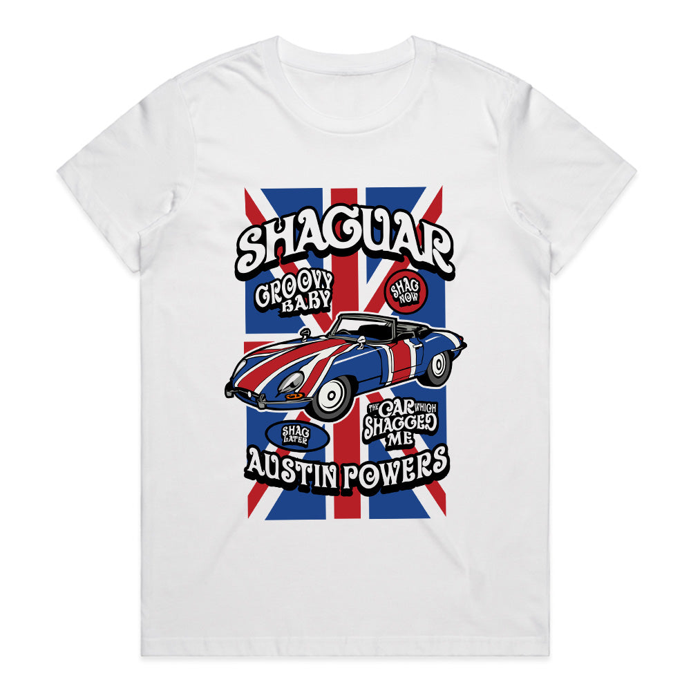 🇬🇧 Shaguar T-Shirt – Groovy British Sports Car Design