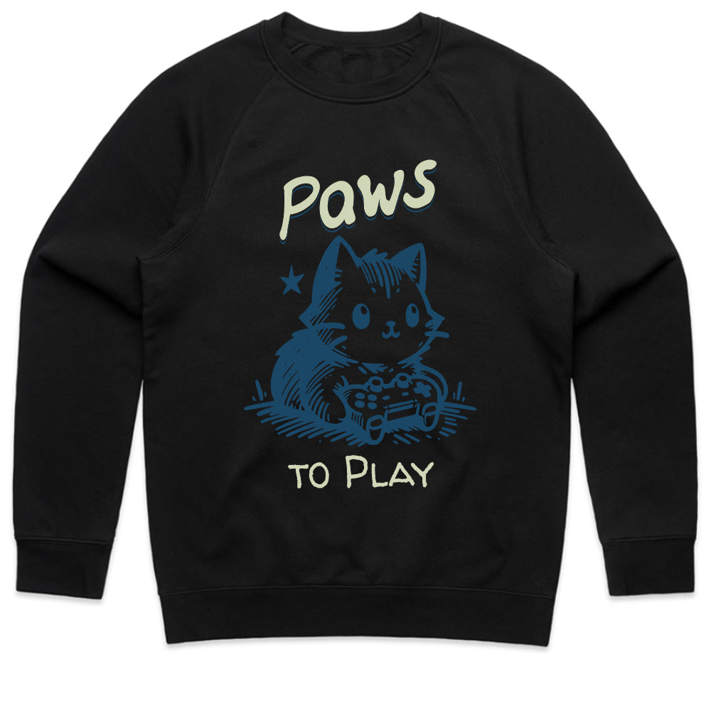 Paws to Play" Cute Gamer Cat T-Shirt – Perfect for Cat & Gaming Lovers
