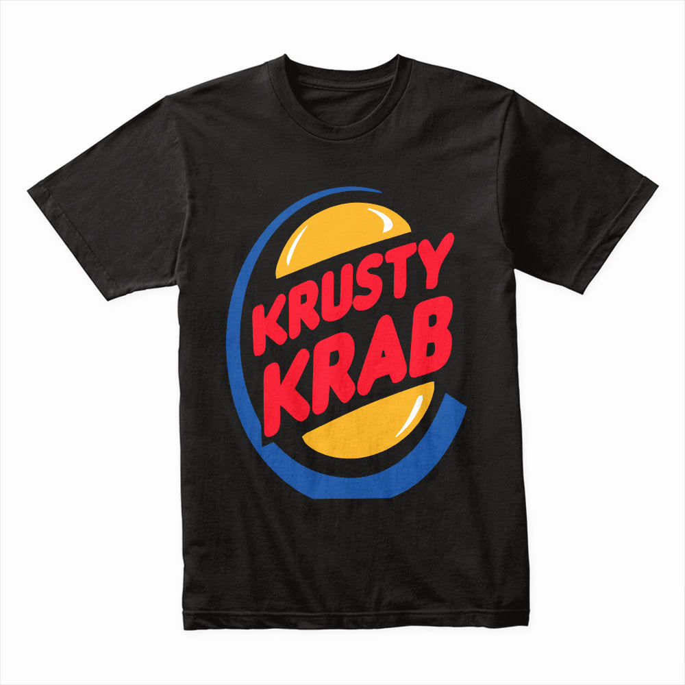 Krusty Krab Funny T-Shirt - Bold Graphic Design for SpongeBob Fans