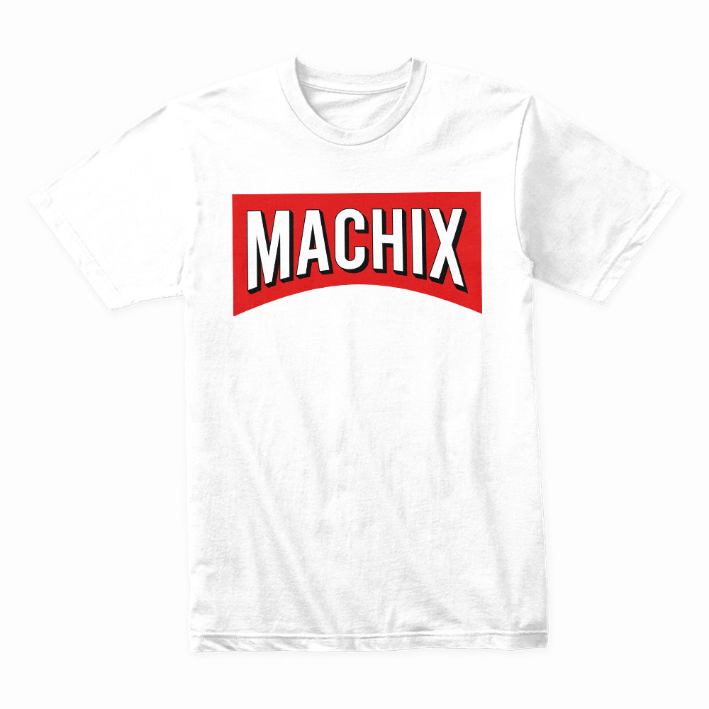 Machix – Bold Red Logo Graphic Tee