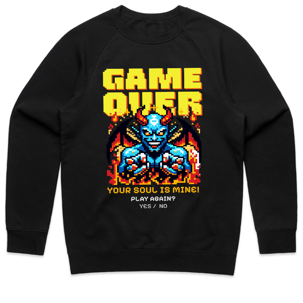 Game Over – Pixel Demon Retro Gaming T-Shirt