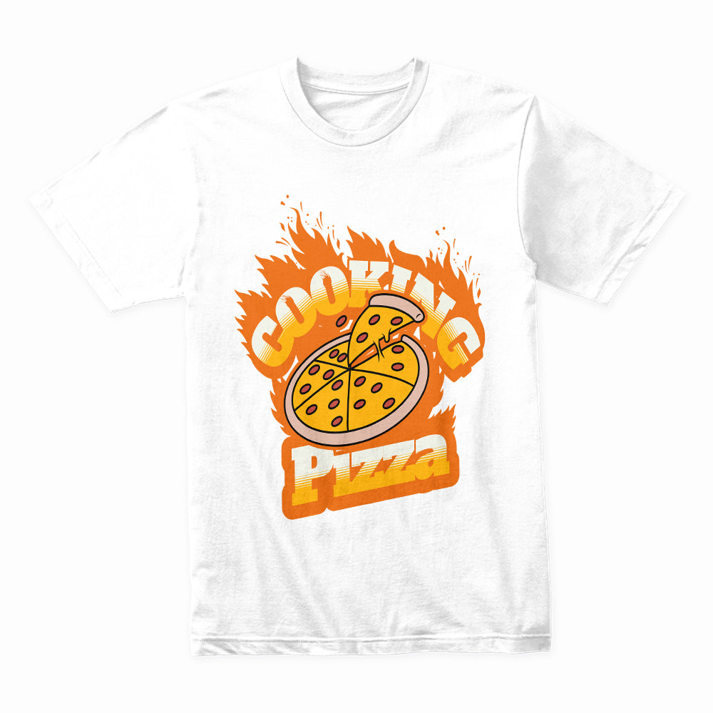 Cooking Pizza – Fiery Pizza Lover Streetwear T-Shirt