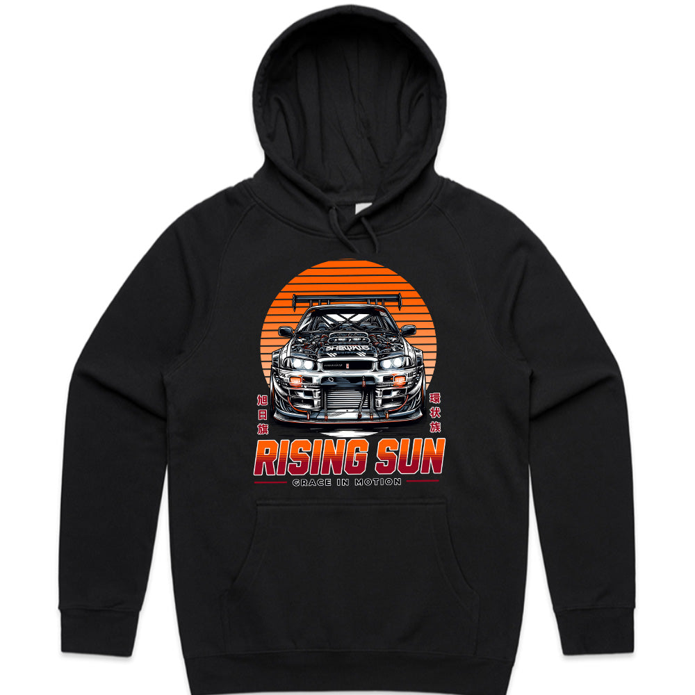 Rising Sun JDM Performance Tee – Grace in Motion