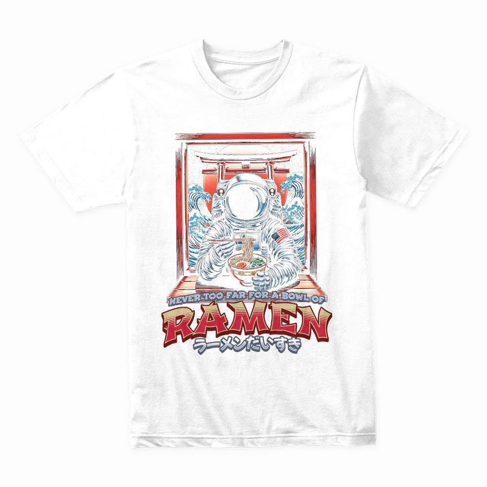 Cosmic Ramen – Astronaut Noodle Adventure Streetwear T-Shirt