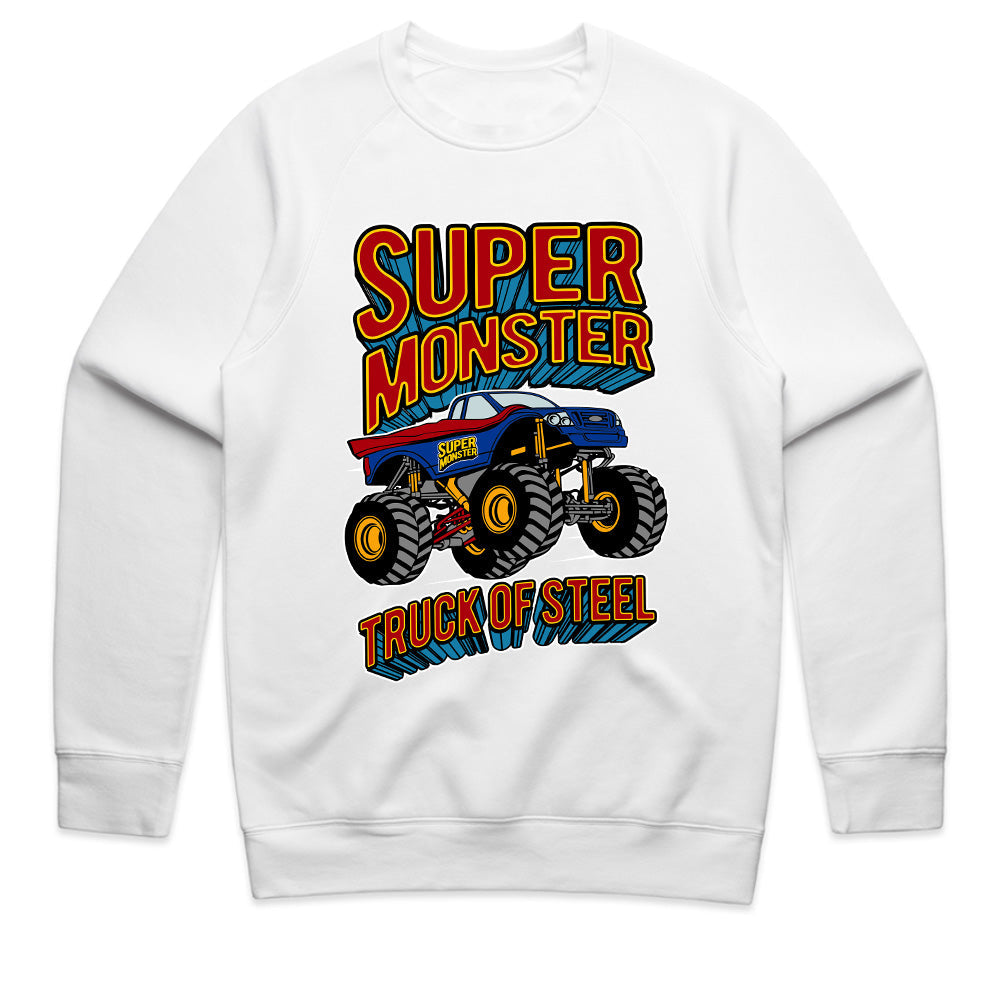 Super Monster Truck of Steel T-Shirt – Big Wheels, Big Thrills!