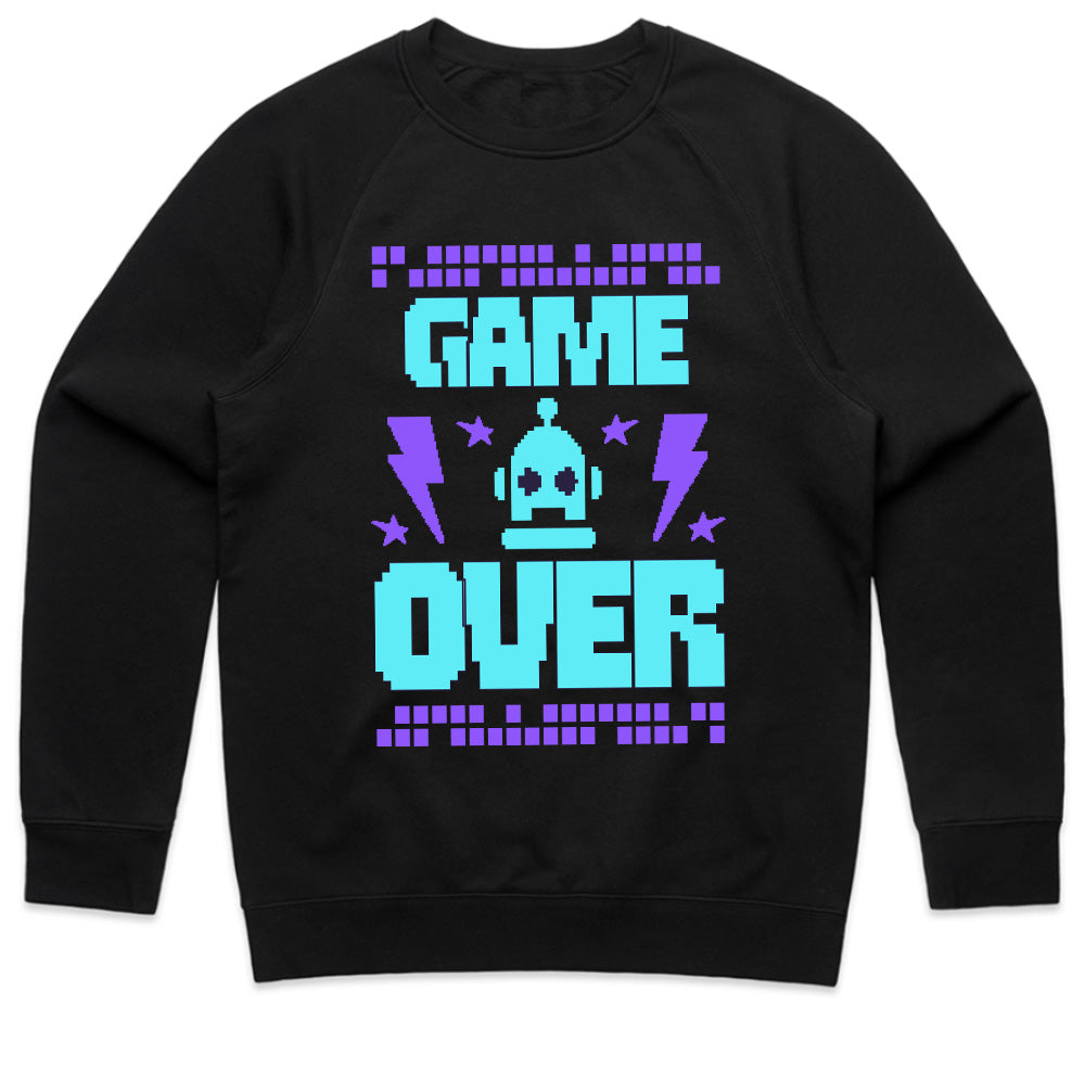 Game Over - Retro Pixel Robot Gamer T-Shirt