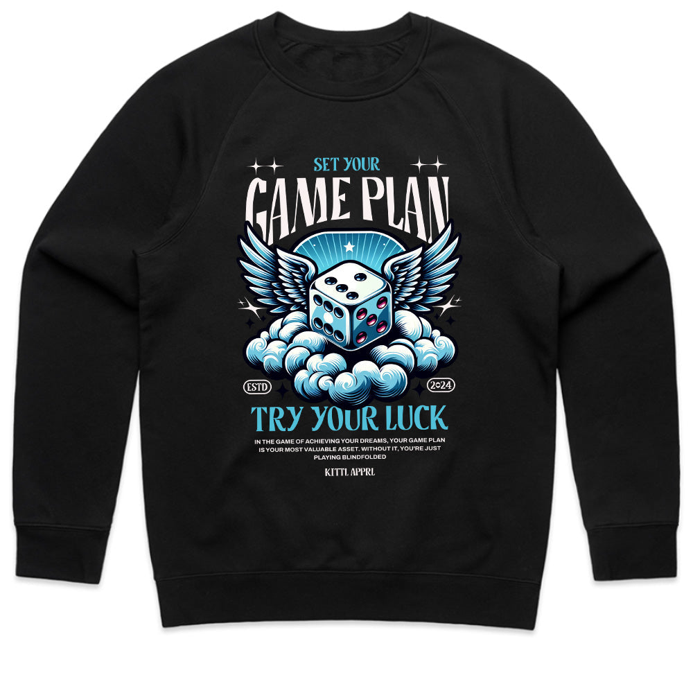 Game Plan - Try Your Luck Motivational Dice T-Shirt