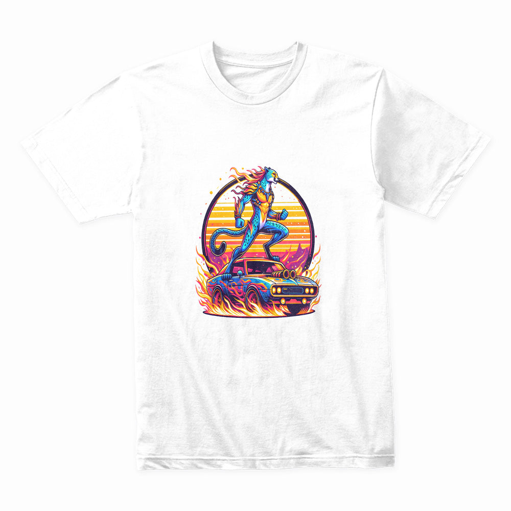 Swift Racing Team – Neon Futuristic Speed T-Shirt