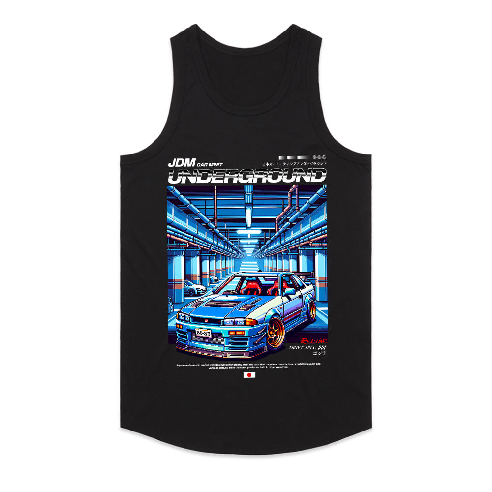 JDM Underground – Pixel Drift Car Meet T-Shirt