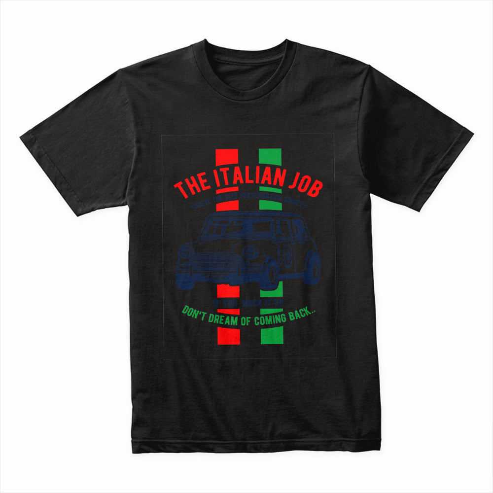 The Italian Job Classic Mini Cooper T-Shirt – Retro Heist Style!