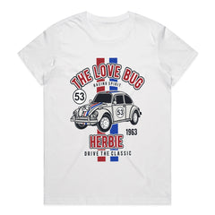 The Love Bug Herbie Racing T-Shirt – Classic VW Beetle Fan Tee!