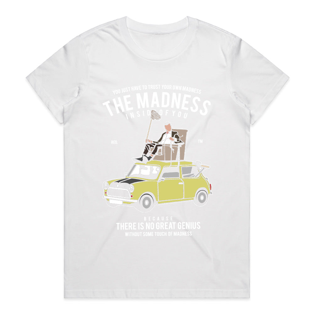 The Madness T-Shirt – Embrace the Genius Within!