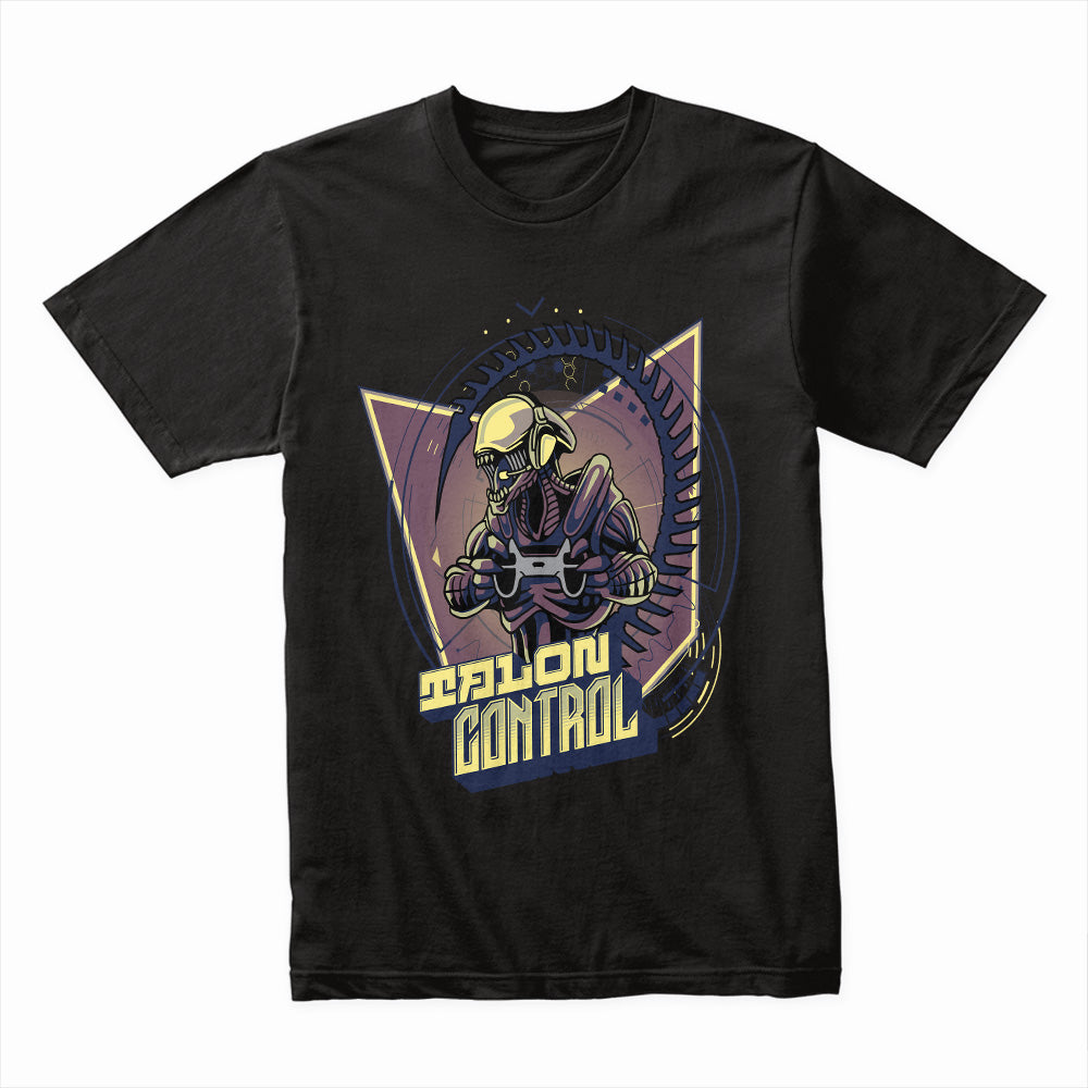 Talon Control - Futuristic Alien Gamer T-Shirt