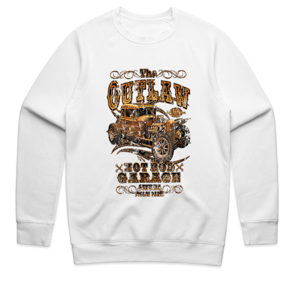 The Outlaw Hot Rod Garage Vintage T-Shirt – Ride with Rebel Style!