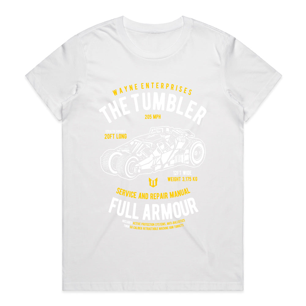 The Tumbler Service & Repair Manual T-Shirt – Full Armour Edition!