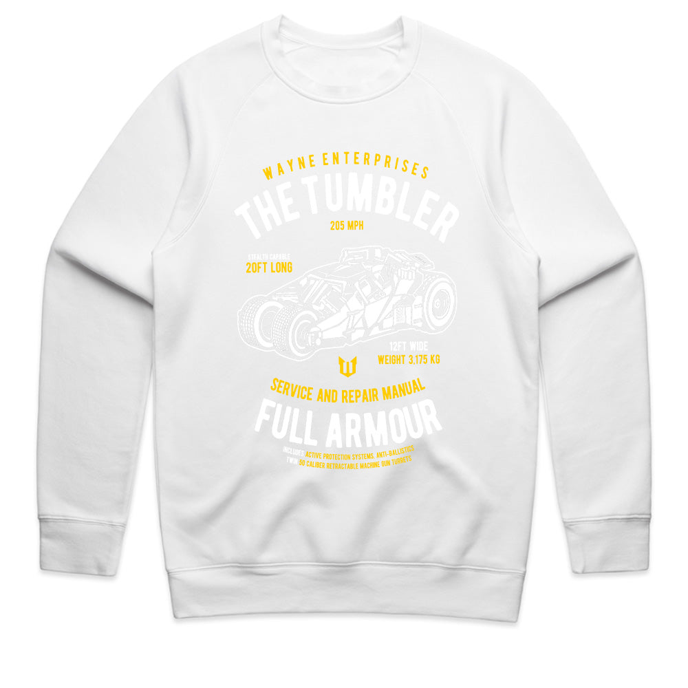 The Tumbler Service & Repair Manual T-Shirt – Full Armour Edition!