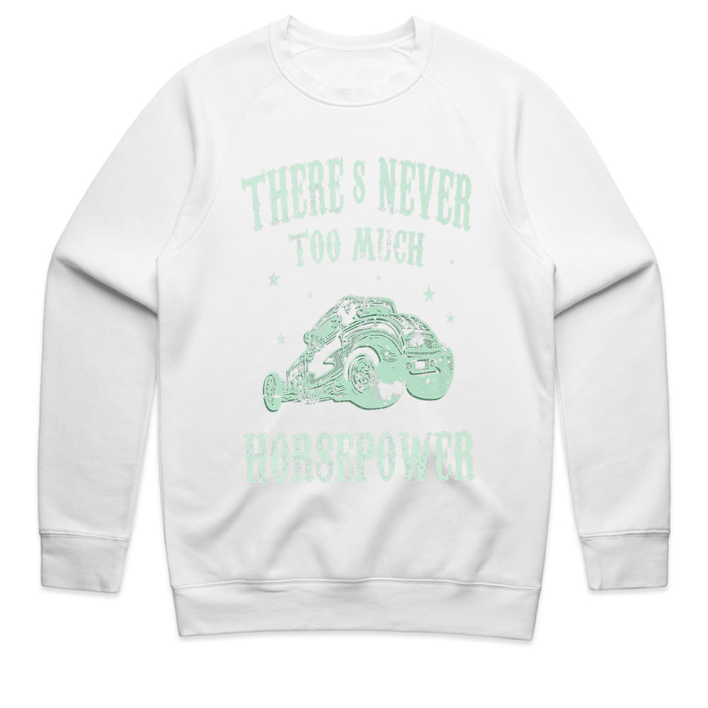 There's Never Too Much Horsepower" Hot Rod T-Shirt – Ultimate Speed Lover’s Tee!