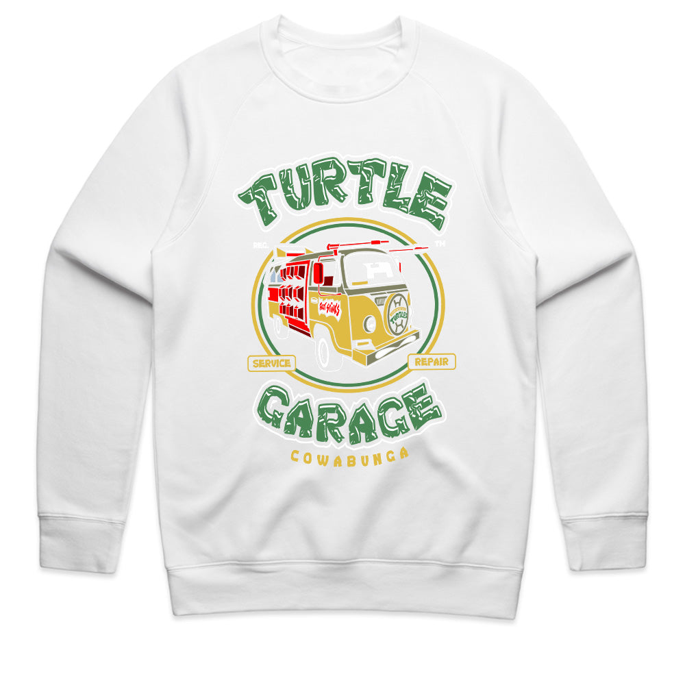 Turtle Garage – Cowabunga Classic Van T-Shirt  Retro Cartoon Vibes