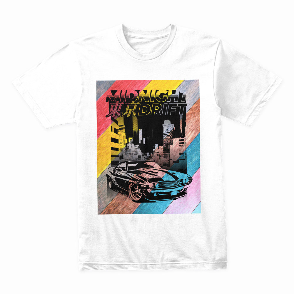 Tokyo Midnight Drift – Retro Street Racing T-Shirt