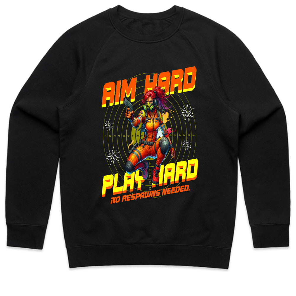 Aim Hard, Play Hard - Tactical Gamer T-Shirt