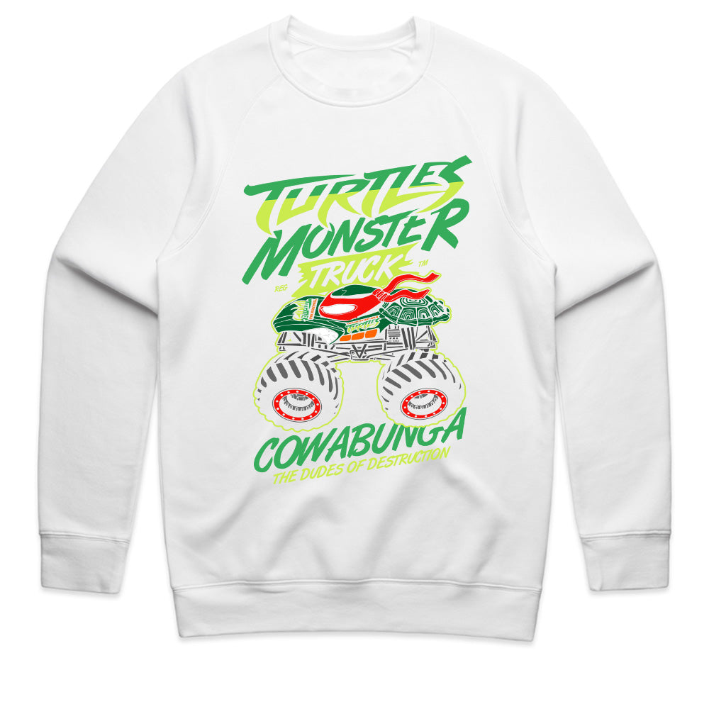 Turtle Monster Truck – Cowabunga Destruction Crew T-Shirt