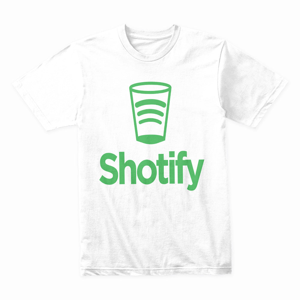 Shotify T-Shirt – A Fun and Playful Twist on Your Favorite Streaming Service