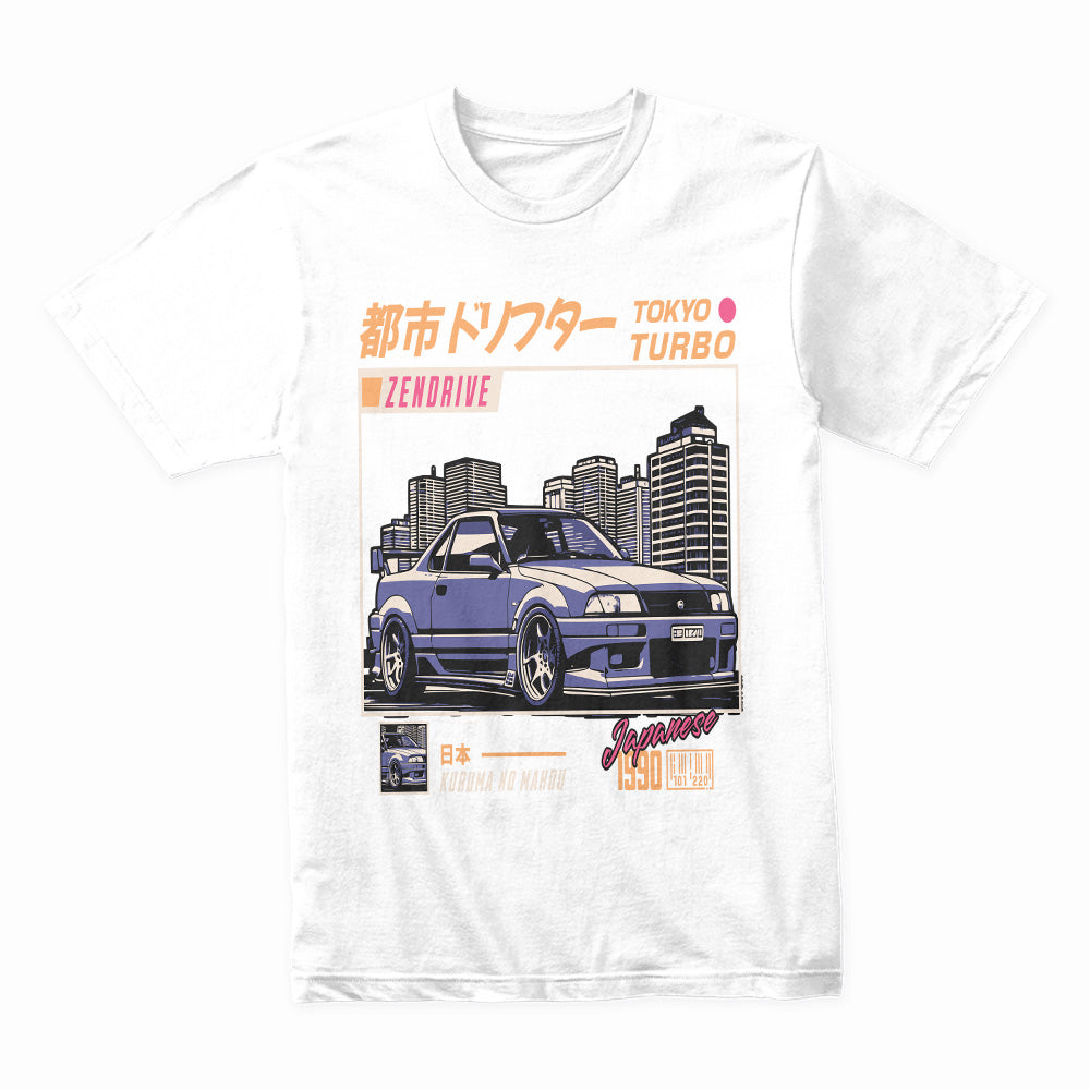 Tokyo Turbo – 90s JDM Drifter Skyline T-Shirt