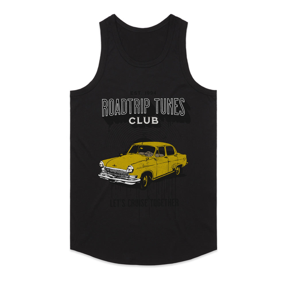Roadtrip Tunes Club – Vintage Car Adventure Graphic T-Shirt