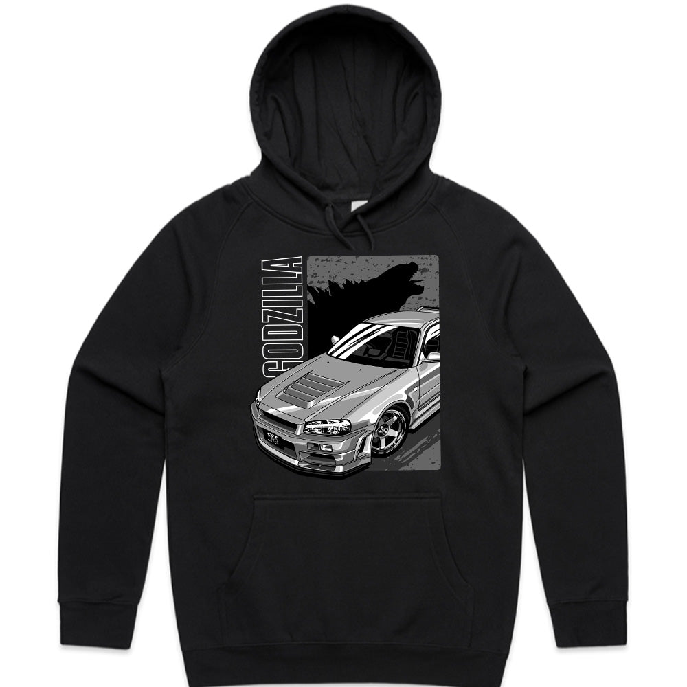 Godzilla R34 Skyline GTR T-Shirt – JDM Iconic Street Racer