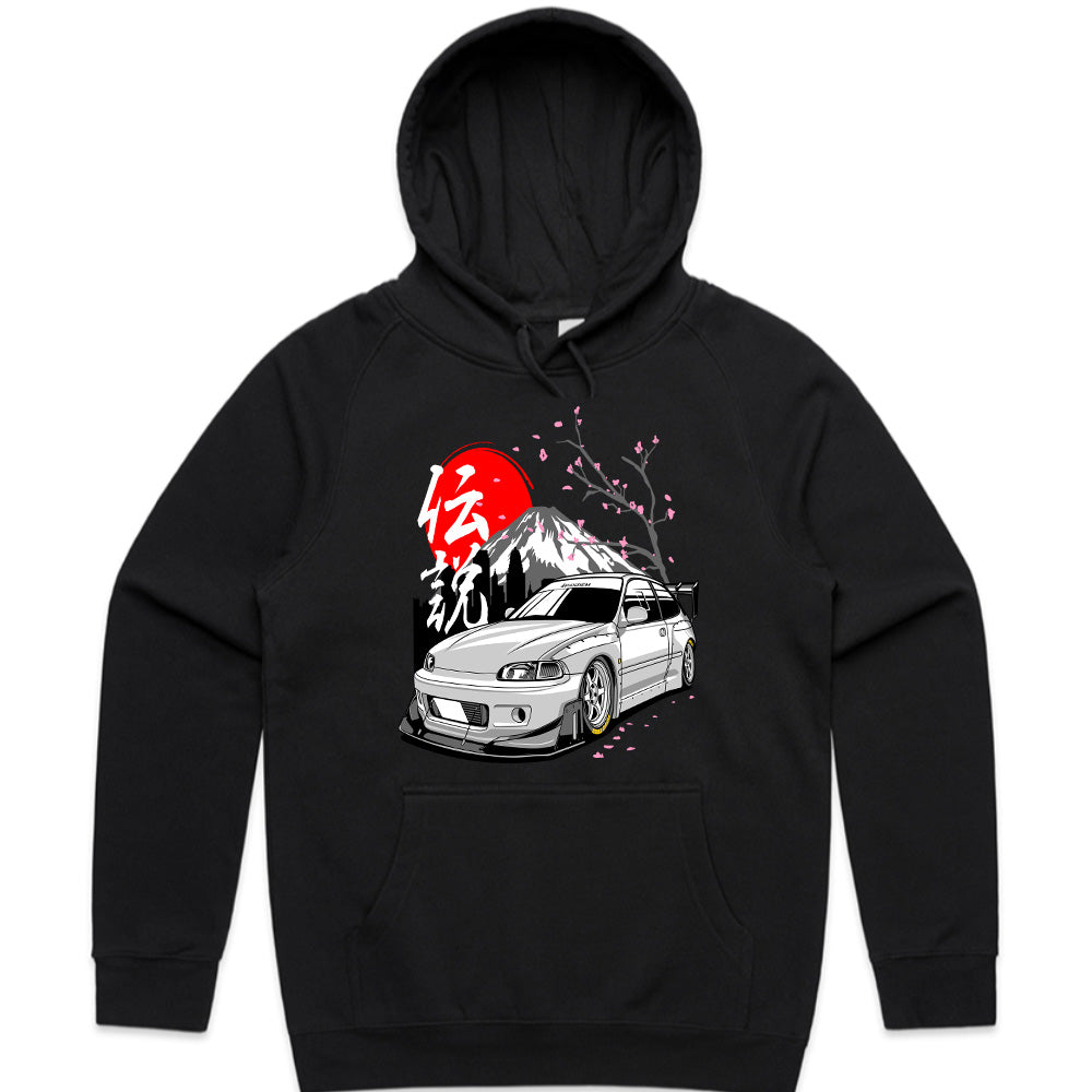 JDM Legend Civic Hatchback T-Shirt – Japanese Street Racing Style