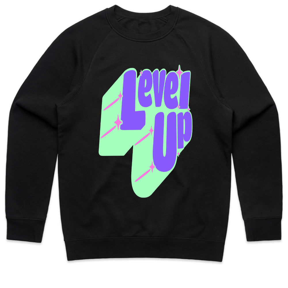 Level Up - Retro Neon Gamer Aesthetic T-Shirt
