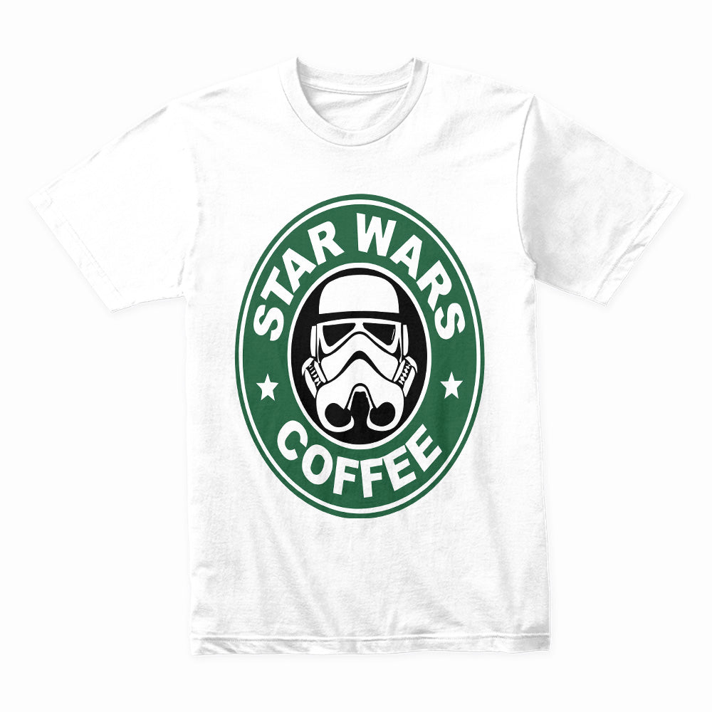 Star Wars Coffee T-Shirt – Stormtrooper Inspired Graphic Tee for Coffee Lovers