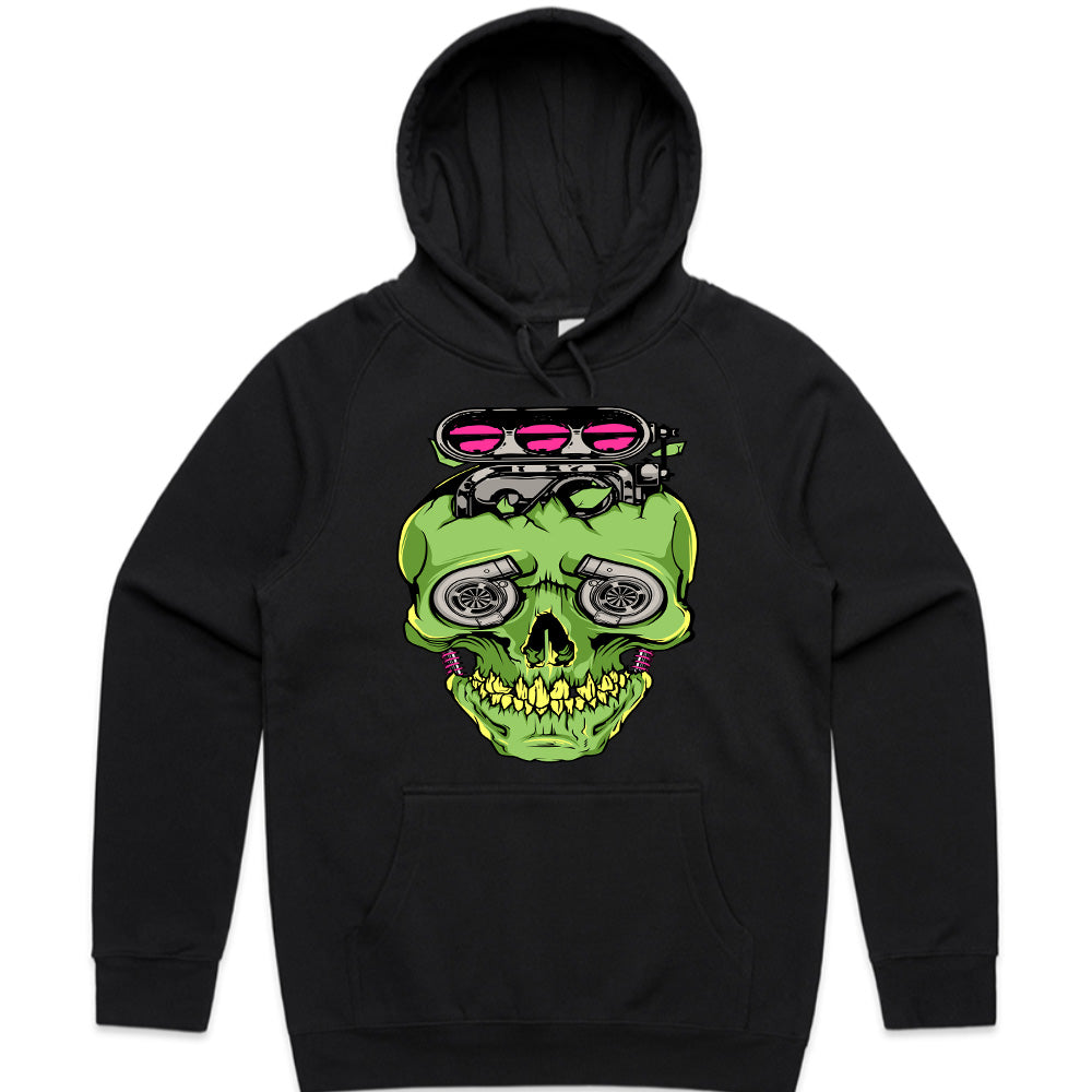 Turbocharged Skull – High-Boost Street Racing T-Shirt