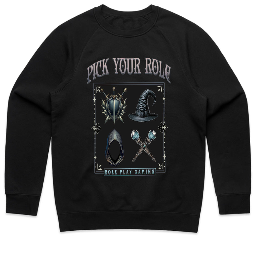 Pick Your Role - RPG Fantasy Class Selection T-Shirt