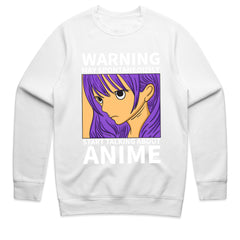 Warning Start Talking About Anime Shirt